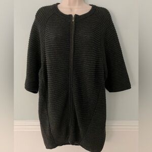 Stills Atelier cashmere wool tunic cardigan minimalist grandpacore Lagenlook S